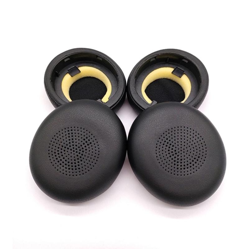 1Pair for Evolve 2 40 45H Headphone Ear Pads Leather Headphone Earpads Earmuff Replacement Cushion Cover