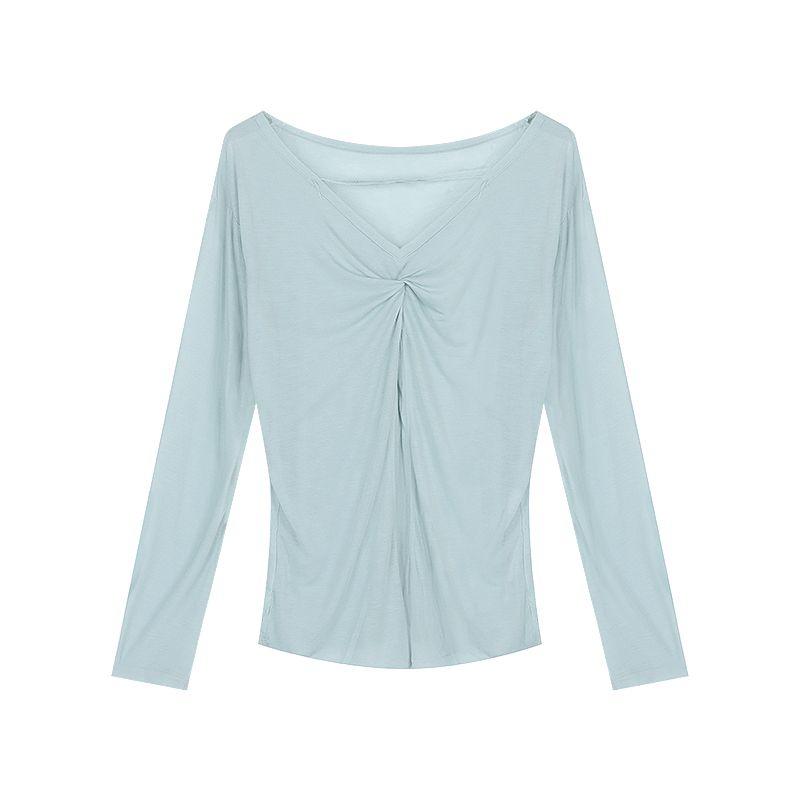 Two-Way Wear Niche Style Long Sleeves Thin Loose Sun Protective Blouse