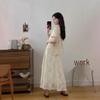French Bohemian Crochet Vest, T-Shirt & Skirt Set