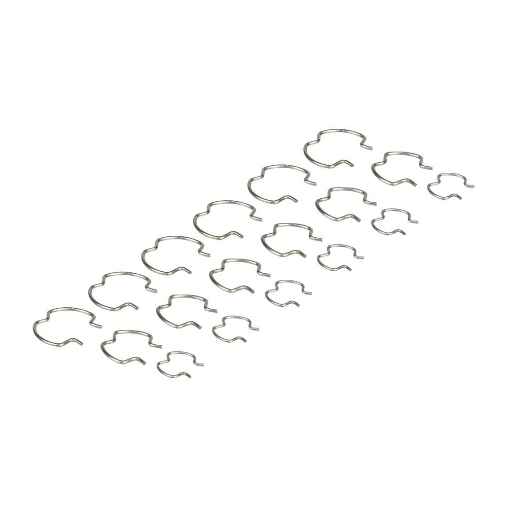18pcs Quick Connector Clips,3/8" 1/2" 5/8" Transmission Cooler Line Clip 800-801