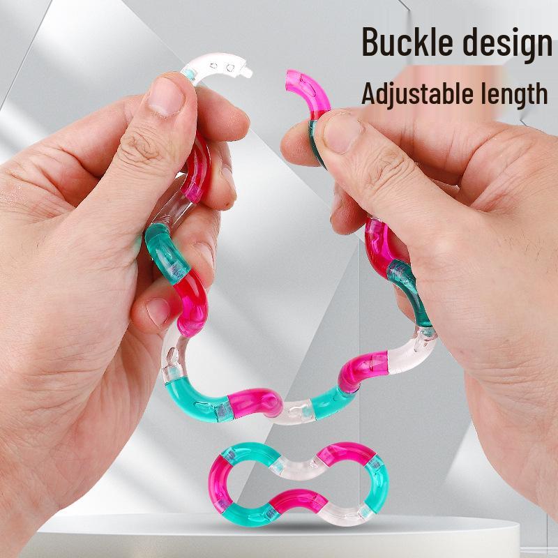 Versatile Twisty Rope Finger Toy for Office Relaxation and Stress Relief