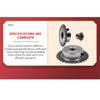 1pc 04C 2Pitch 15mm Height 10 Teeth Standard Sprocket 6/8/10mm Bore With M5*1 Setscrew Hole Ready To Install