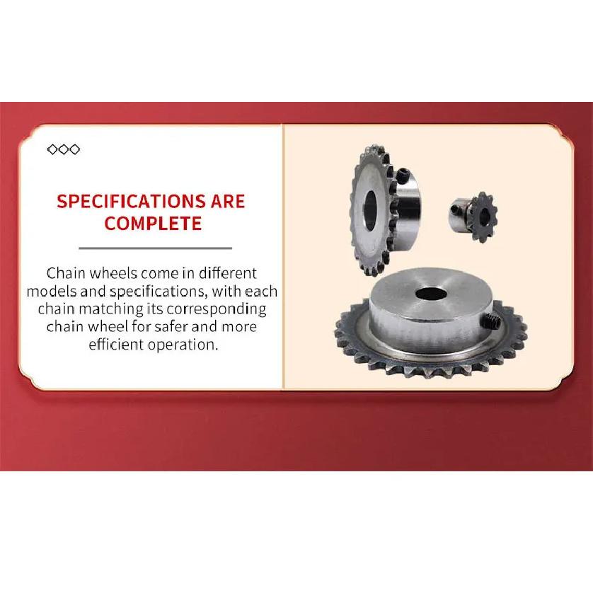 1pc 04C 2Pitch 15mm Height 10 Teeth Standard Sprocket 6/8/10mm Bore With M5*1 Setscrew Hole Ready To Install