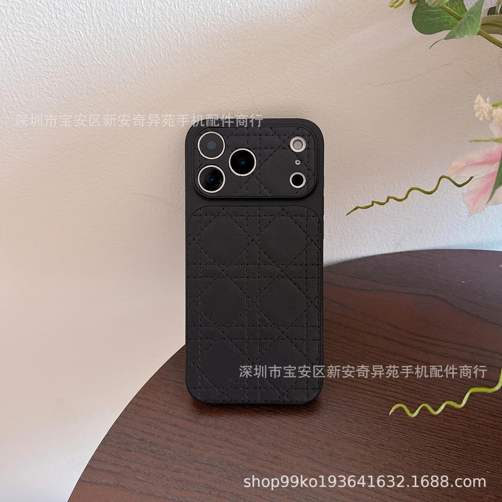 Rhombus Protective Case Is Suitable for iPhone17promax Anti-drop Apple Mobile Phone Case, Which Is Dedicated To iPhone17.