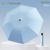 Men's High-End Automatic Folding Umbrella, UV Protection & Rainproof, Customizable for Business and Sunshade.