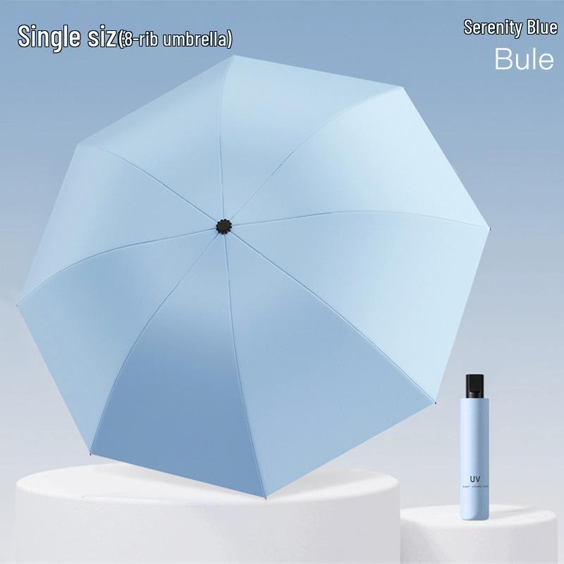 Men's High-End Automatic Folding Umbrella, UV Protection & Rainproof, Customizable for Business and Sunshade.