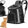 Sac À Dos De Transport Pour Animaux - Springos® - Taille M - 15 Kg - PVC, Polyester - Ventilation Efficace