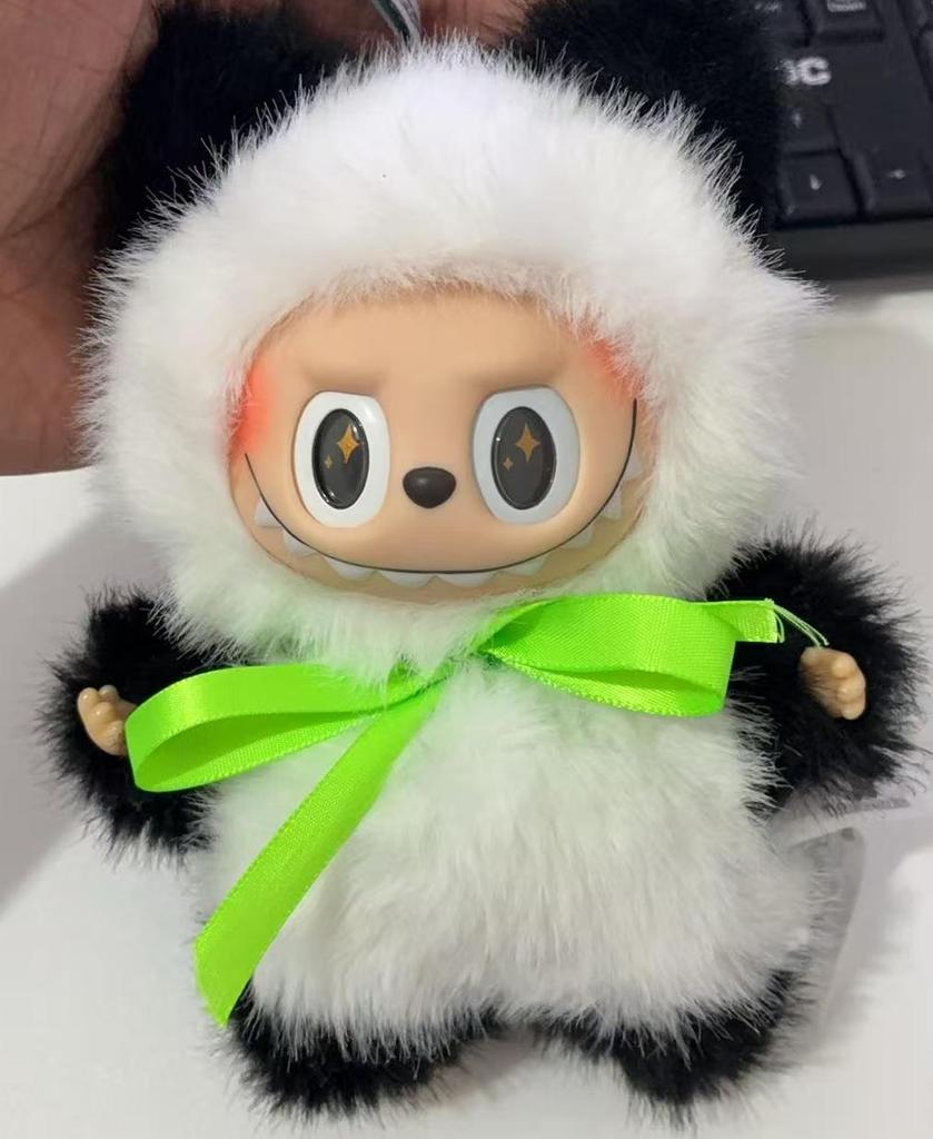 Labubu ZIMOMO Custom Doll: Little Chief Pink Butterfly Angel Gift