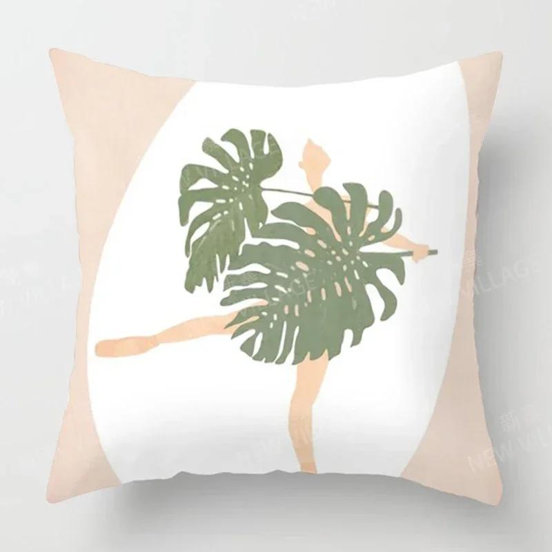 

Скандинавский Осенний Домашний Декор Осеннее Украшение Наволочка для Подушки Диванная Наволочка Современная Гостиная 66x66cm небесно-голубой