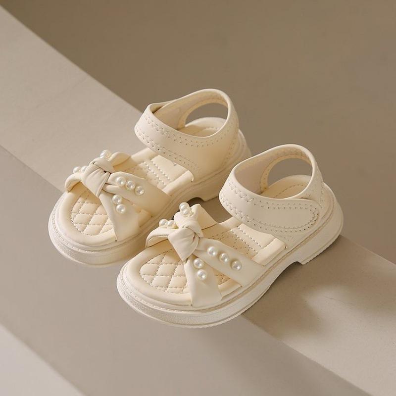 

Anti-slip Shoes - New Style Sandals with Soft Soles - Girls Shoes - Beach Shoes 30 бежевий
