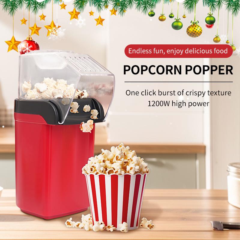 

Mini Automatic Children s Popcorn Maker - Compact Household Ball Popcorn Machine EU 220V Black