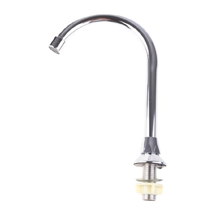 Kitchen Sink Water Faucet High Arc Basin Faucet Foot Pedal Control Water Tap