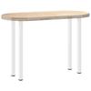 Vidaxl Nogi Do Stolika Kawowego, 4 Szt., Biale, 72-74 Cm, Stal