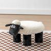 Solid Wood Creative Sheep Storage Stool Makeup Stool Living Room Change Shoe Bench Dressing Table Stool Storage Sofa Stool