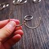 15/20/25/30/35/40/45/50 mm CARDS Albums Binding Shifting Key Chain Opening Circle  Metal Rings Clip Adjustable Leather Rivets