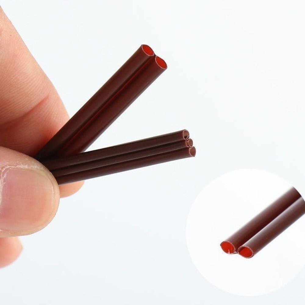 100/200/500 PCS Food Grade Coffee Straw Three Holes Design Double Hole Stir Stick  Juice Beverages