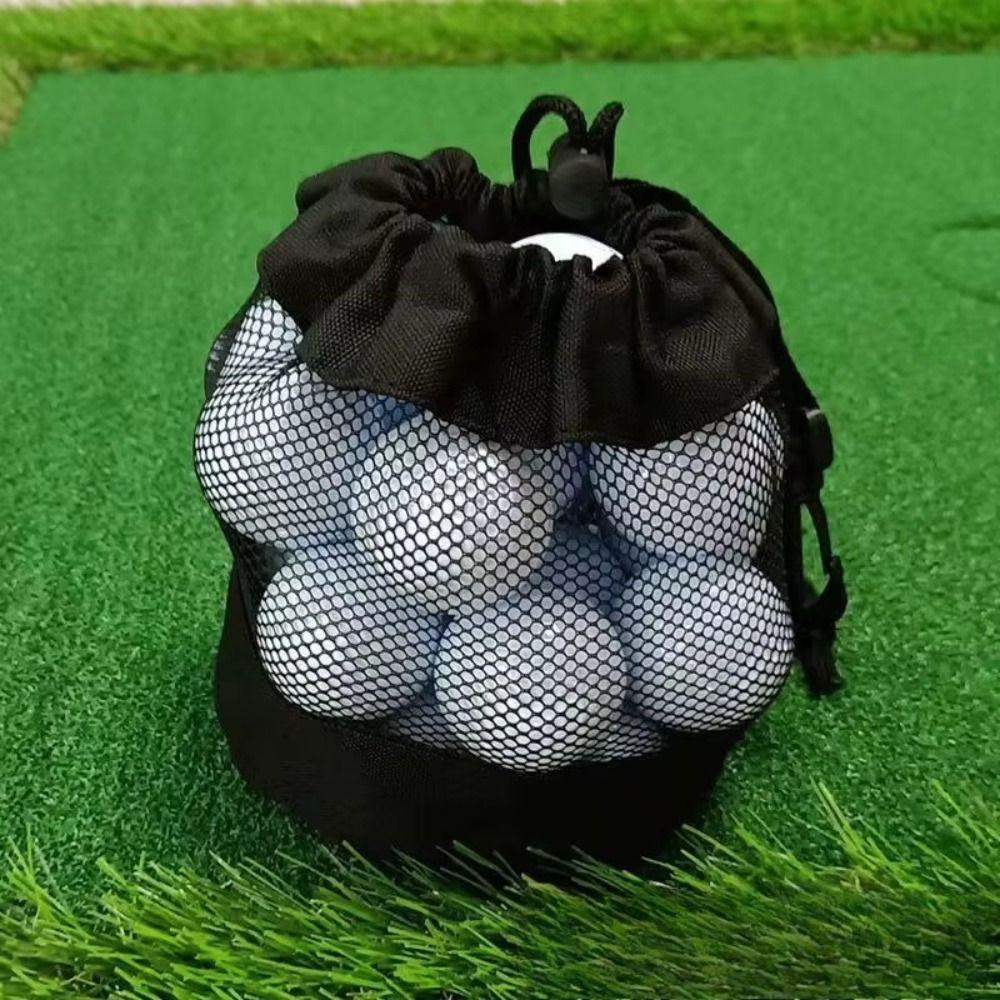 High Quality Mesh Golf Ball Pouch Portable Golf Net Bag Golf Ball Storage Bag Outdoor Sports