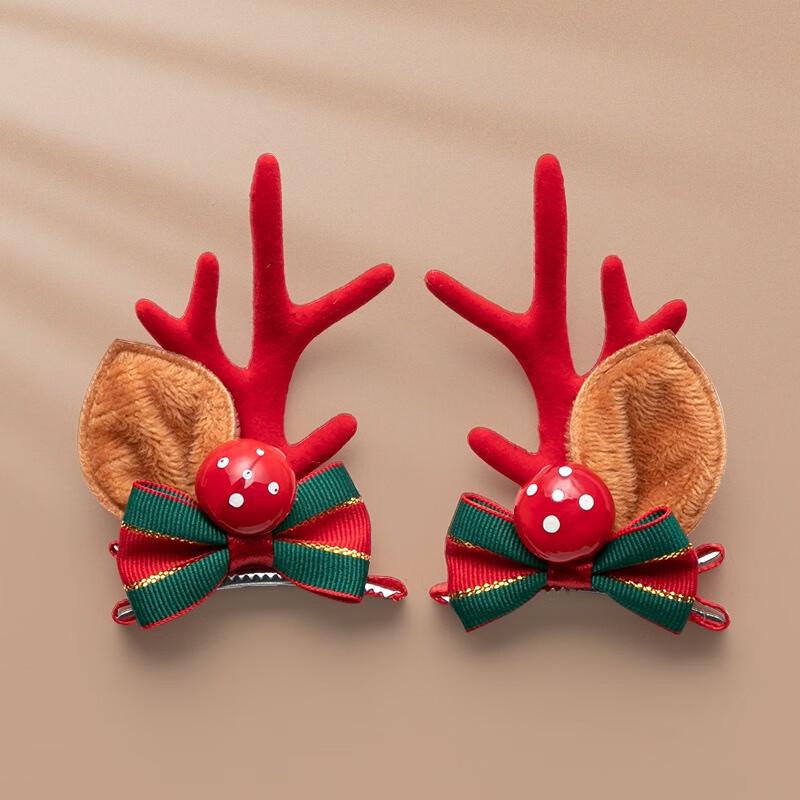 Christmas Hair Clips Set