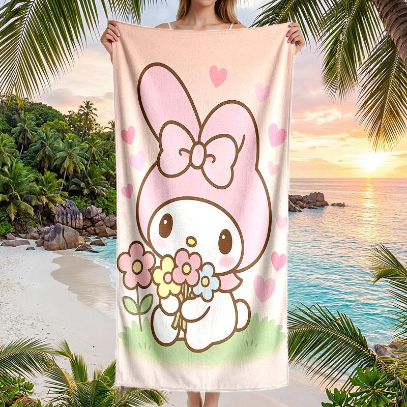 Large Beach Towel Quick Dry Absorbent Towel For Beach IndoorMy Melody