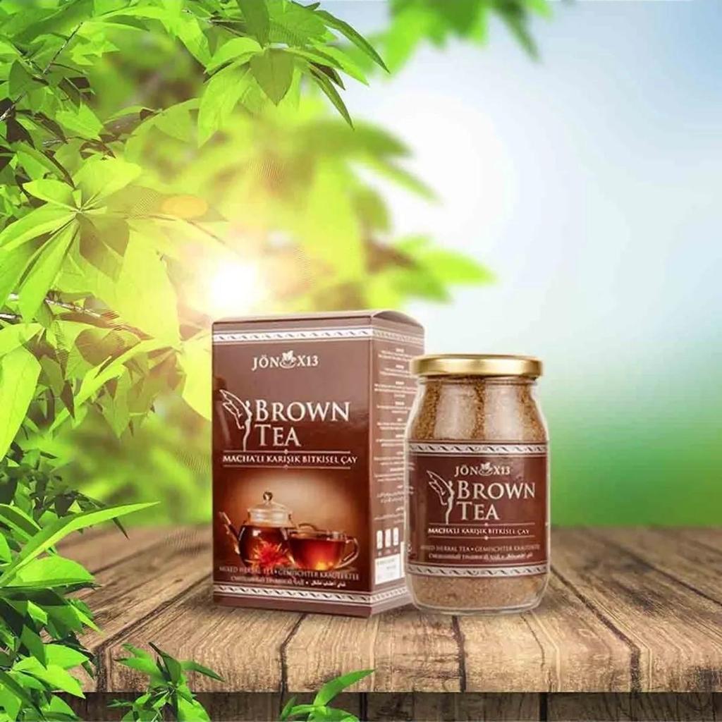 Brauner Tee Gemischter Kräutertee mit Macha 300g