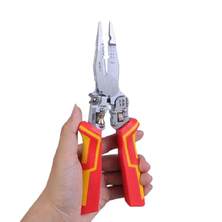 Wire Stripper Tool Multifunction Wire Strippers Electrical 8 in 1 Wire Cutter Wire Crimper Adjustable Wire Stripping