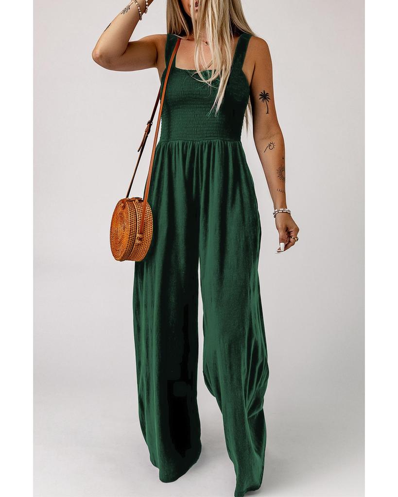 Azura Exchange Salopetă fără mâneci cu smocuri și buzunare