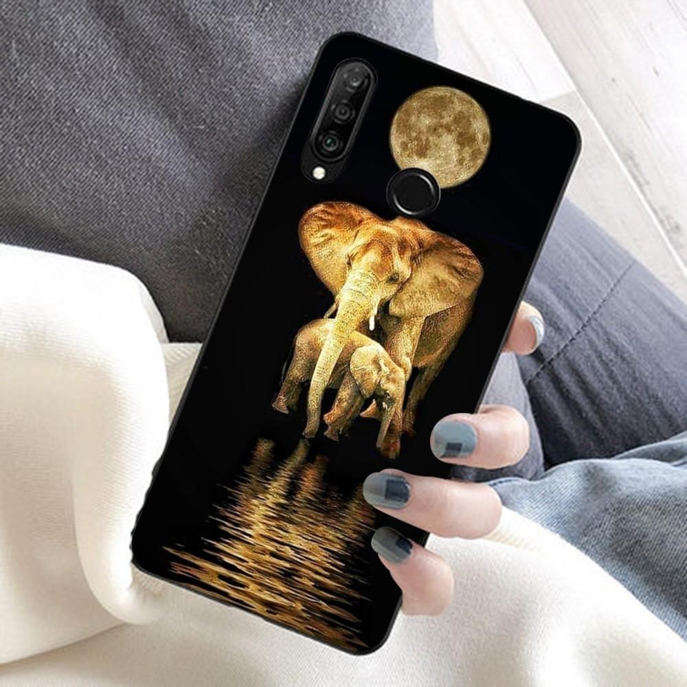 Elephant Phone Case For Huawei Honor 10 Lite 9 20 7A 9X 30 50 60 70 Pro Plus Soft Silicone Cover