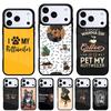 Cute Rottweiler Dog Phone Case for iPhone 17 16 15 14 13 Pro Max Back Cover for 12 11 Pro Coque