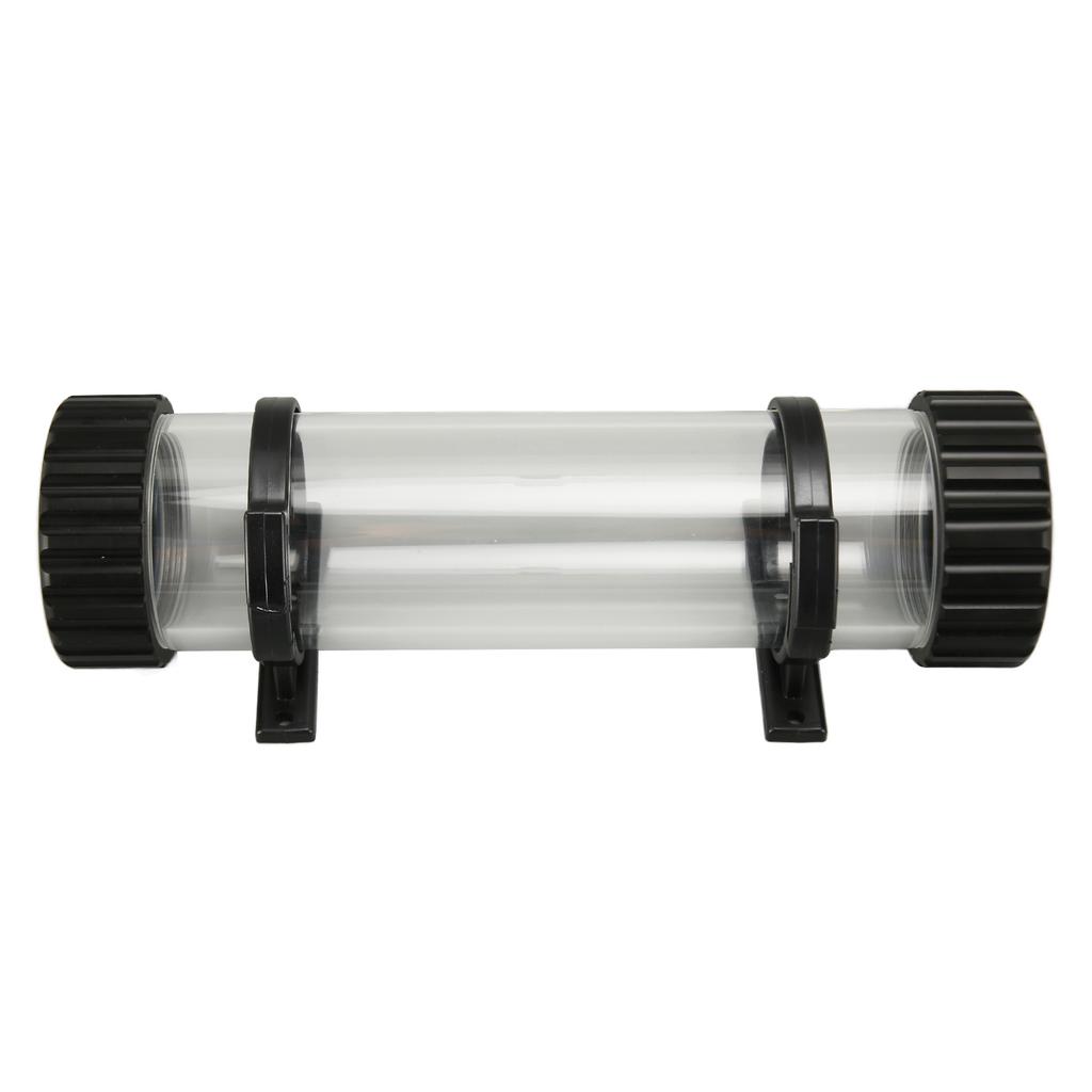 Cylindrical Water Cooling Tank Built In Filtration Transparent POM 240mm Cylindrical Water Tank