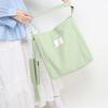 Spring And Summer Striped Cloth Bag Large Capacity Shoulder Tote Bag College Student Class Messenger Bag Bucket Tote Bag