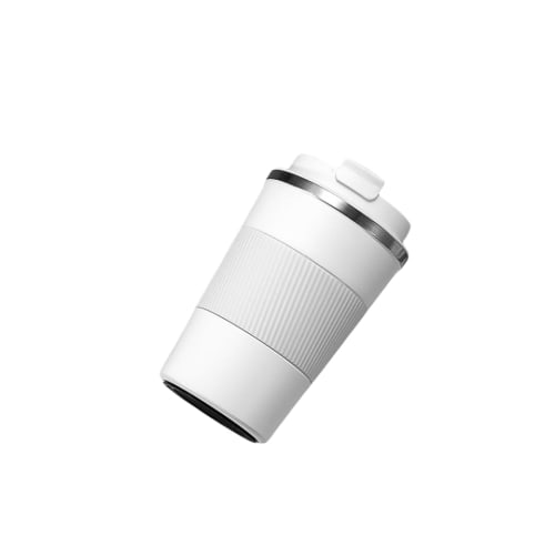 Stainless steel tumbler with lid, coffee cup, mug, double-walled, vacuum insulated, portable, direct-drink, perfect as a gift for men, women, students