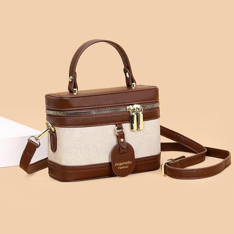 Korean Version of High-end Simple Shoulder Bag New Fashionable Large-capacity Handbag Niche Bag Oblique Span Bag Women