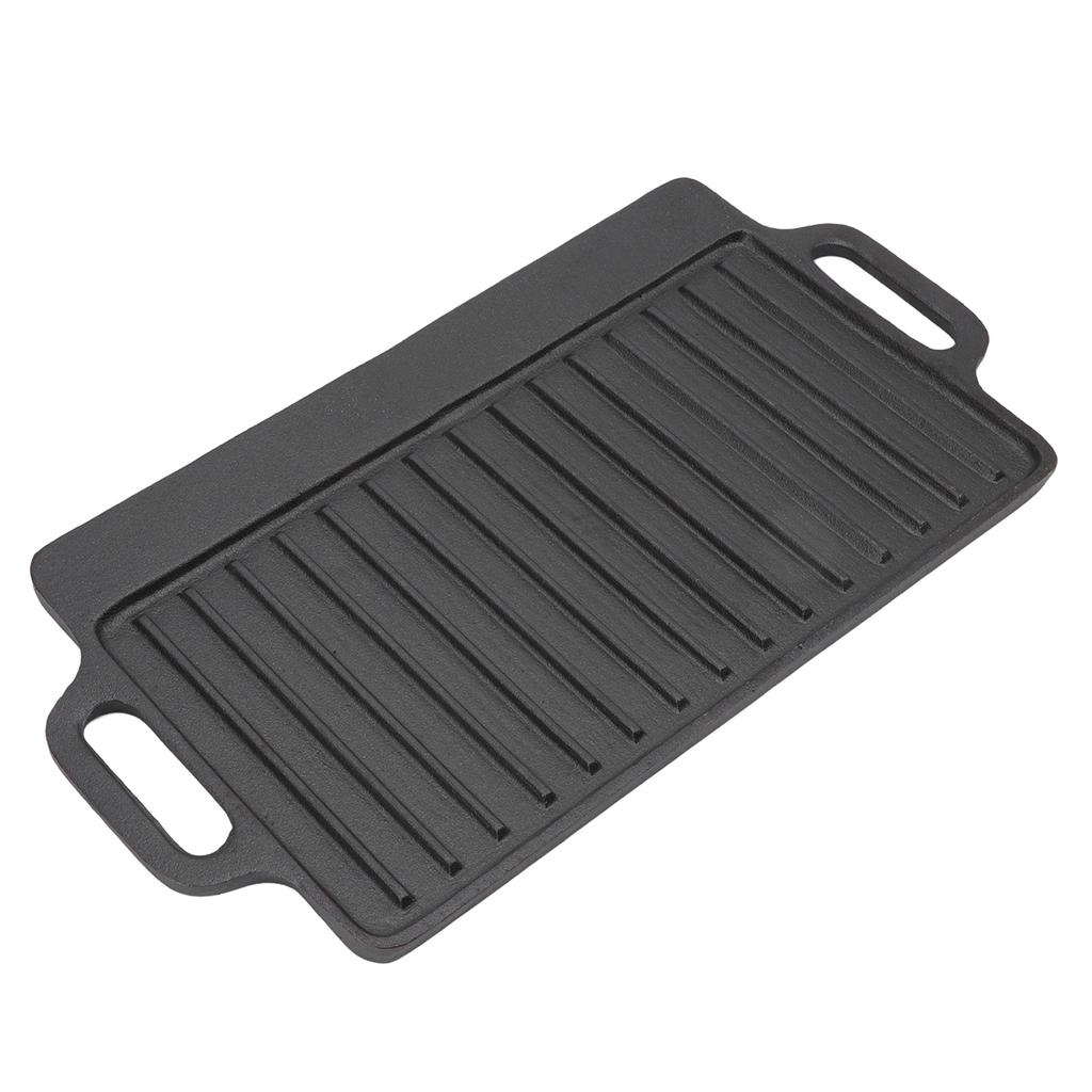 Grill Griddle Household Cast Iron Teppanyaki Plate Thickened Rectangular Double Sided Barbecue