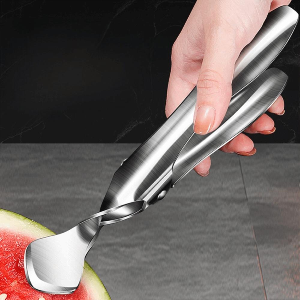 Built-in Spring Durian Shell Opener 304 Stainless Steel Watermelon Melon Opening Pliers Commercial