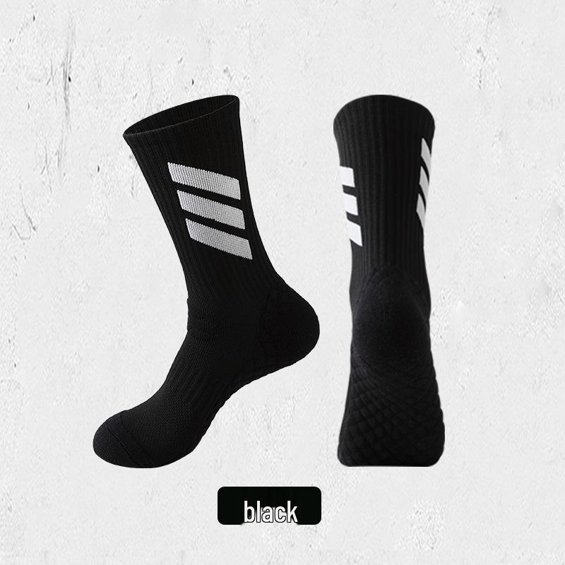 Elite Grip Basketball Socks - Anti-slip, Thick Terry Bottom, Mid-Calf & Over-the-Calf Options for Fitness and Running
