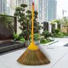 1pc Household Soft Bristle Broom, Long Handle Wooden Broom, Natural Mango Grass Broom for Home, Outdoor Use