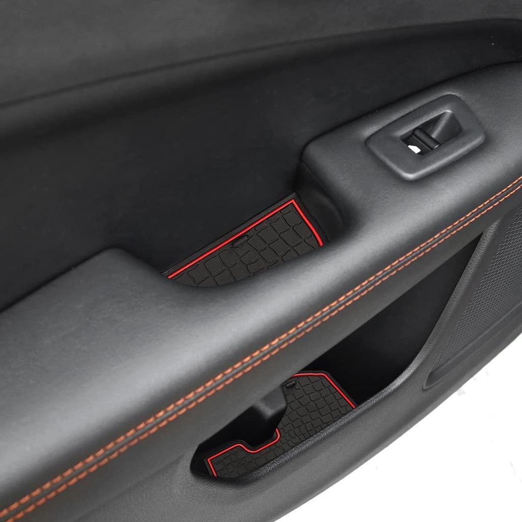 Anti-dust Door Mats for 2018 Compass Accessories Interior -Red