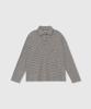 Nihi Soft Stripe Pique Tee (Melange Gray)