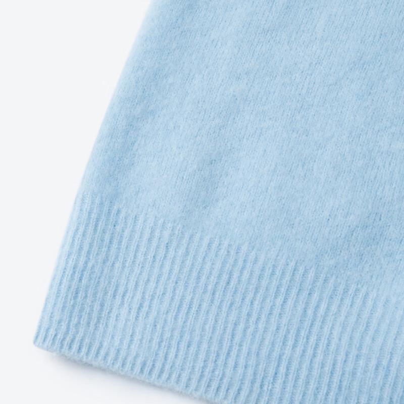 SEIFINI Soft V-Neck 100% Wool Knit Sweater