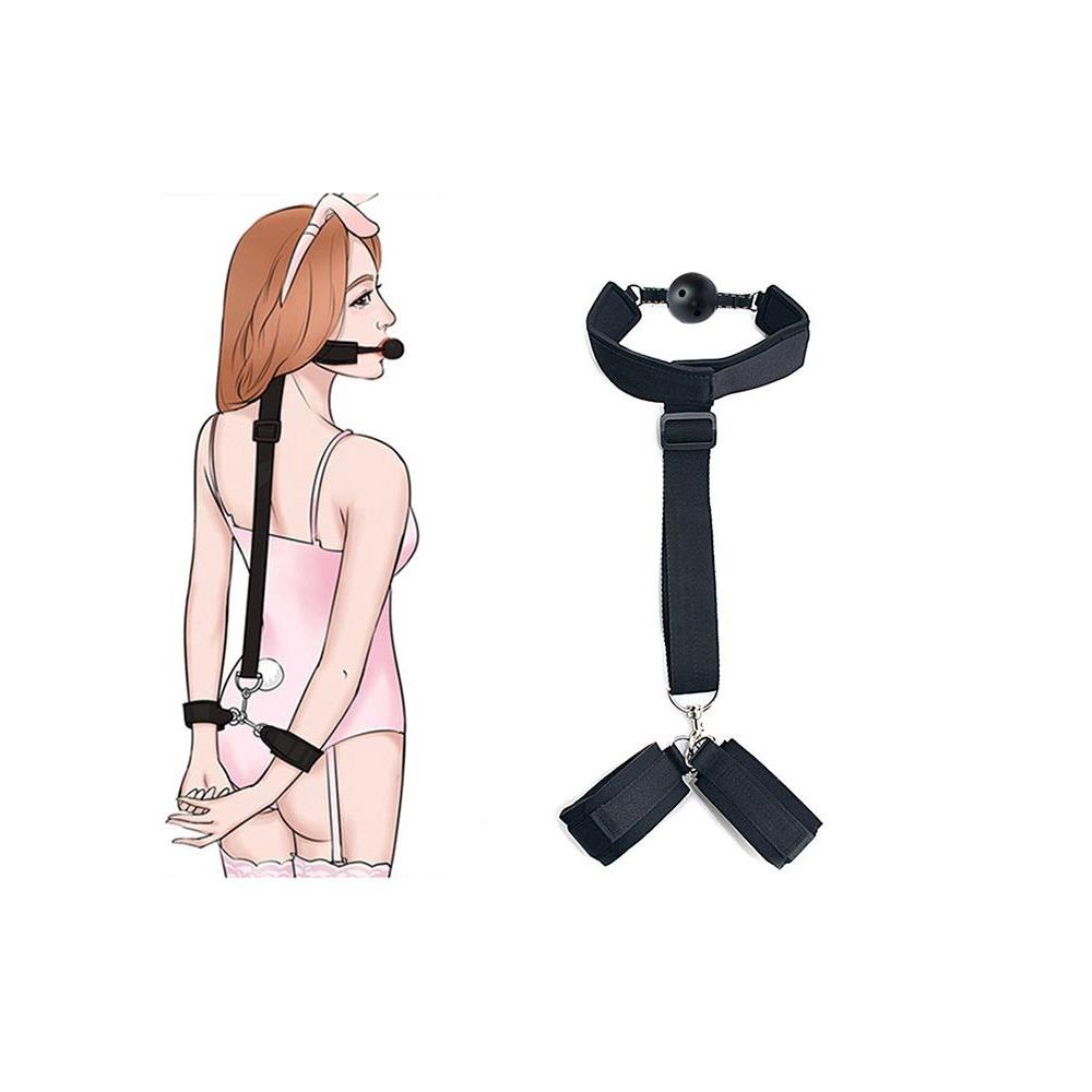 Obedience Slave Sex Bondage Strap Wrist Thigh Cuffs  Restraints Open Anal Sex Toys Women Blindfold Couples SM Games