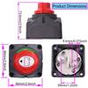 2 Position Battery Disconnect Switch 2 Pin Rotary Switch Battery Selector Switch  For Marine