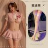 Sexy underwear sexy breasts seduction hip-length short skirt pure nurse bed uniform