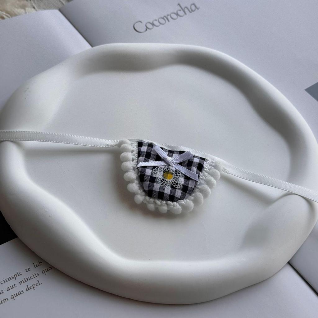 Labubu Doll Pet Bib - Self-deprecating Bear Baby Accessories