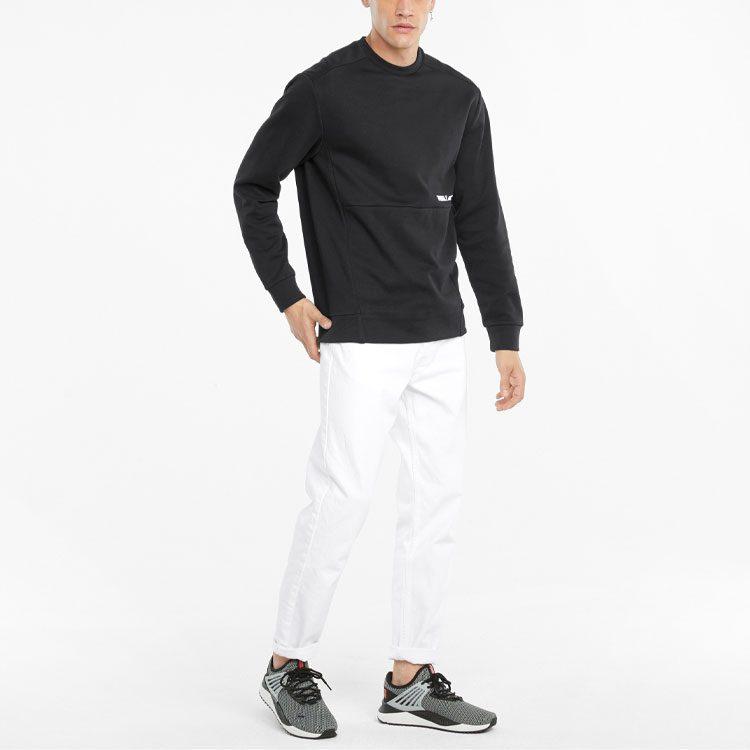 PUMA Sweatshirts Men's Black Crew Neck Thickened Regular 846545-01