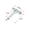 Zinc Galvanized Anti-Theft Locking Pin Durable Drop Lock Catch Fastener Universal Truck Trailer Replacement Parts