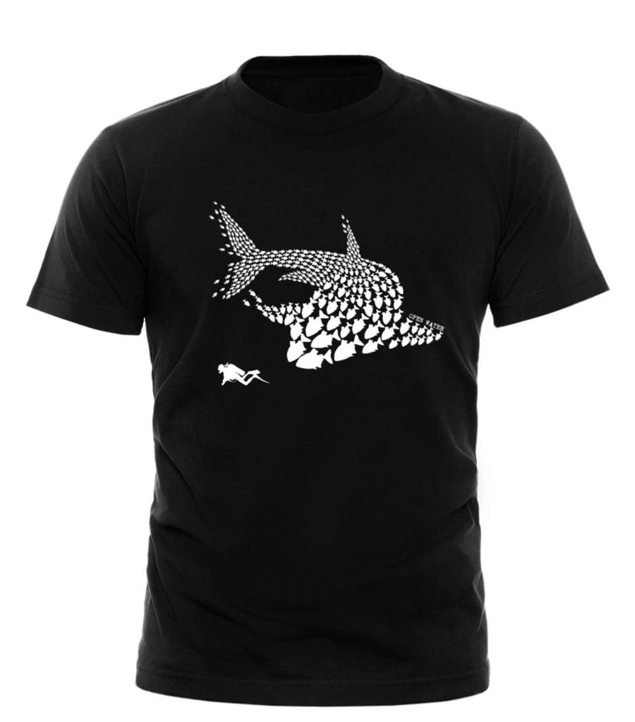 Scuba Diving OW Shark Diver New - Mens Funny Novelty Top T Shirt Black All Sizes