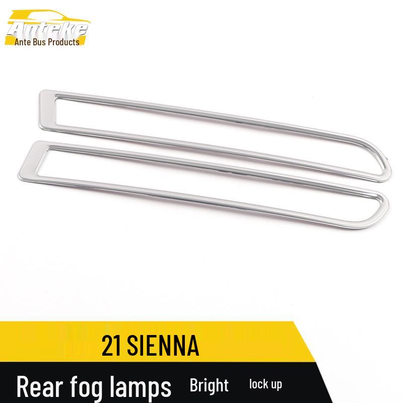 Rear Fog Light Cover for 2021 Sienna: Tailgate Modification Accessory