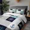 Comforter 3D Printed Anchor Bedding Set Anime Boys Girls Twin Queen Size With 1-2 Home Decor