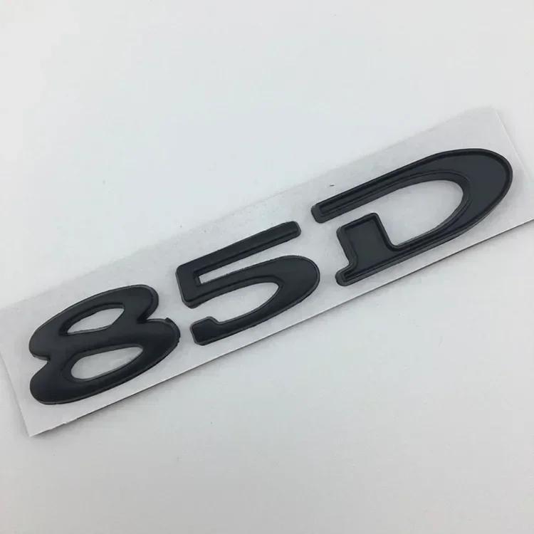 mghxj4 For Tesla MODEL 3 S X Y 75D 85D 90D 100D Rear Boot Trunk Tailgate Emblem Badge Sticker 3D Metal Car Styling Accessories