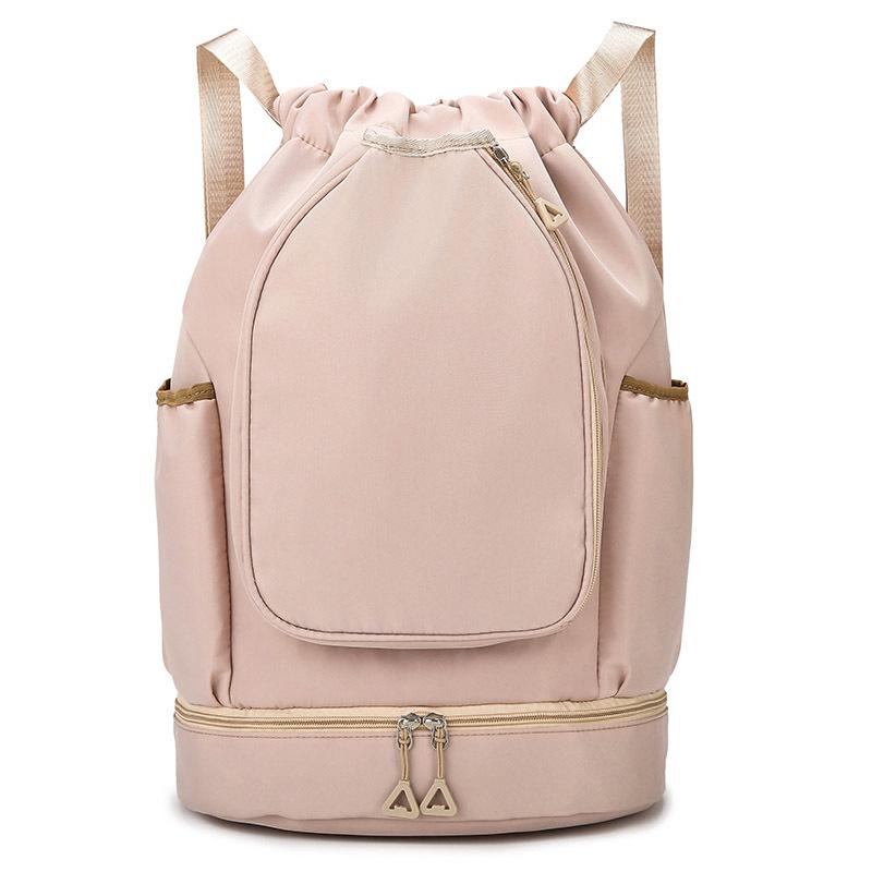 Bundle bag badminton bag backpack large capacity sports waterproof storage bag simple travel drawstring folding bag